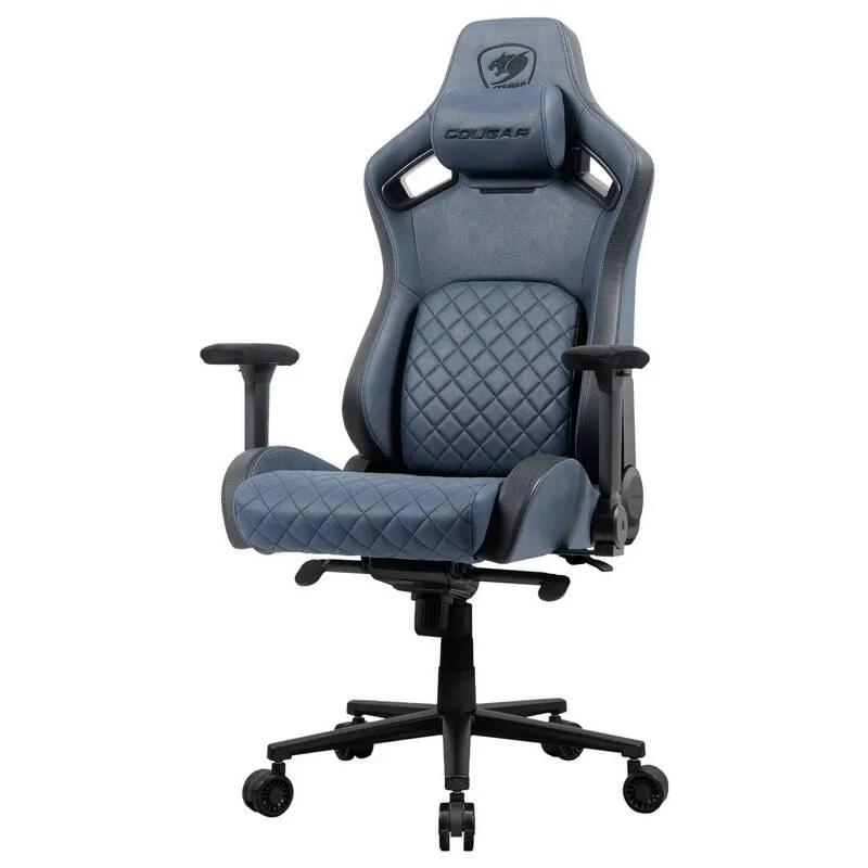 C-Ware Cougar Gamingstuhl Defensor S Navy gepolstert Stuhl 150kg ergonomisch Navy