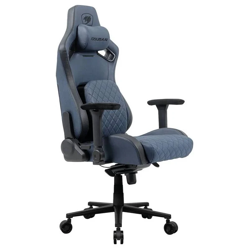 C-Ware Cougar Gamingstuhl Defensor S Navy gepolstert Stuhl 150kg ergonomisch Navy