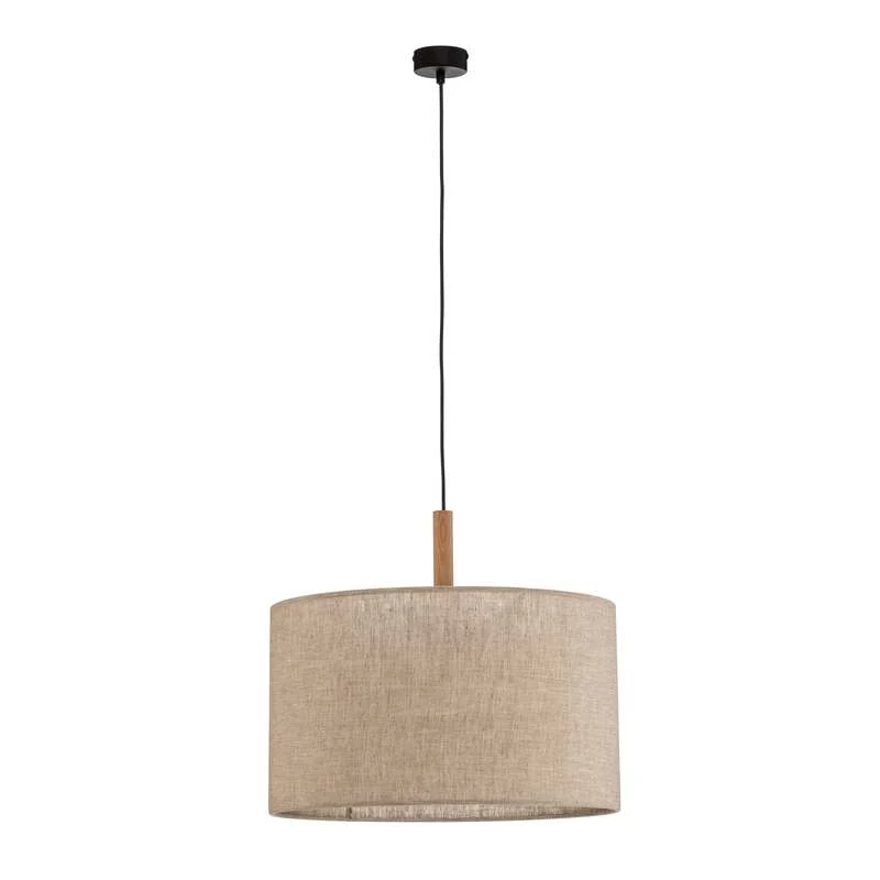B-Ware TK-Lighting Hängeleuchte Deva Nature LED Pendelleuchte dimmbar beige Holz 30cm