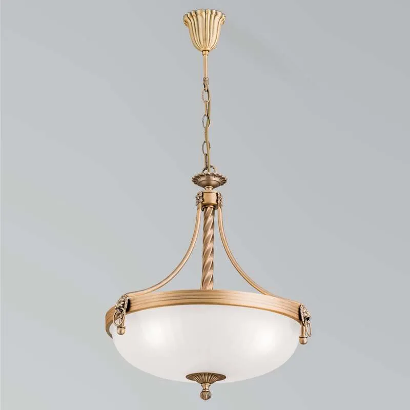 B-Ware Hängeleuchte Rocca LED Pendelleuchte dimmbar bronze weiß 50cm 3-flammig 44cm