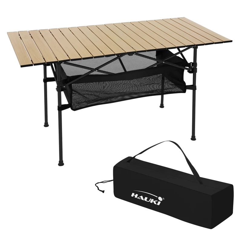 Campingtisch klappbar 118x55x64,5 cm aus Aluminium Hauki