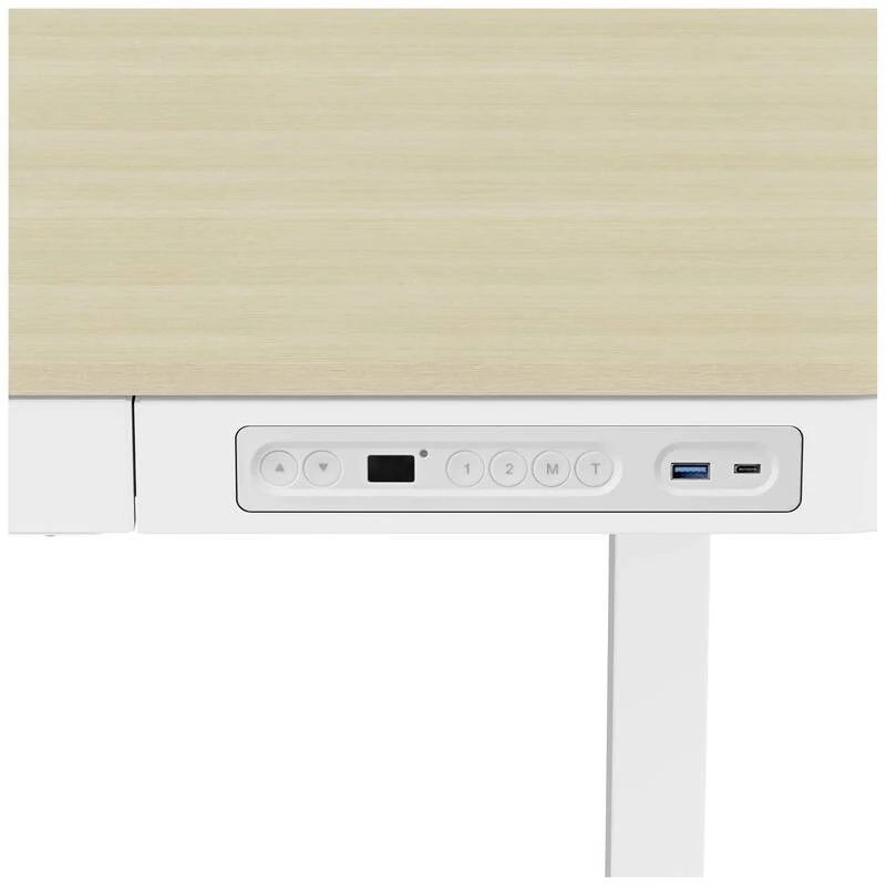 B-Ware SpeaKa Professional Sitz/Steh-Schreibtisch elektrisch höhenverstellbar Bürotisch