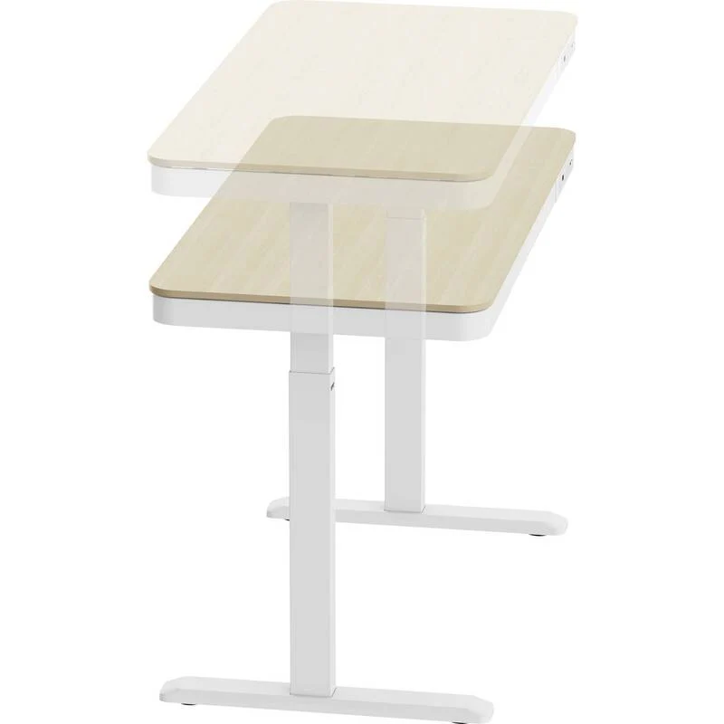 B-Ware SpeaKa Professional Sitz/Steh-Schreibtisch elektrisch höhenverstellbar Bürotisch