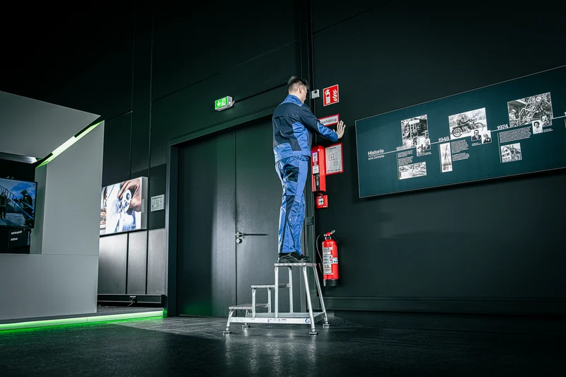 Arbeitspodest aus Aluminium