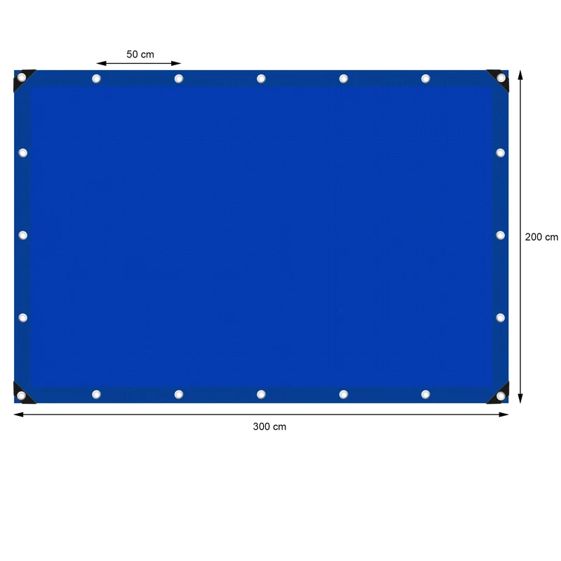 Abdeckplane Gewebeplane Blau 260g/m²