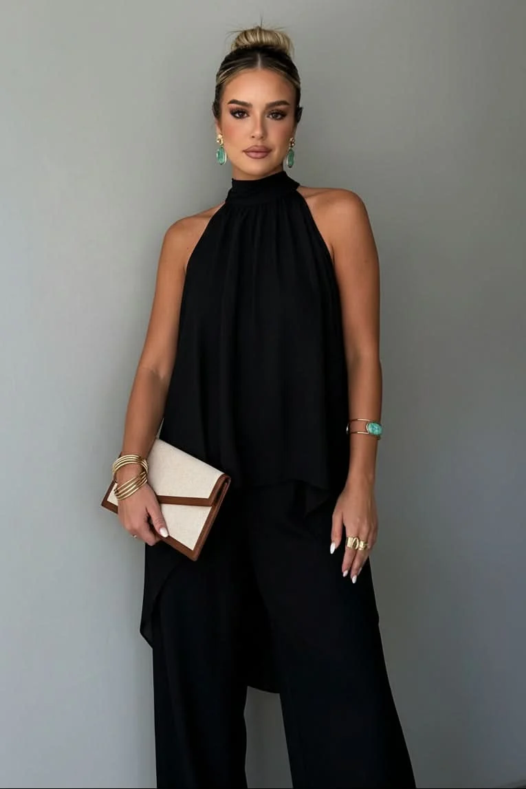 Refined Two-Piece Outfit with Modern Minimalist Appeal