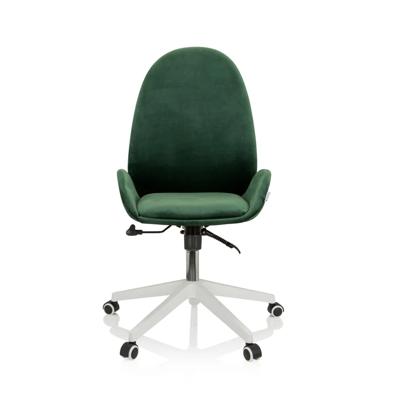B-Ware hjh OFFICE AVEA Bürostuhl Drehstuhl Stuhl Schreibtischstuhl Home Office Samt
