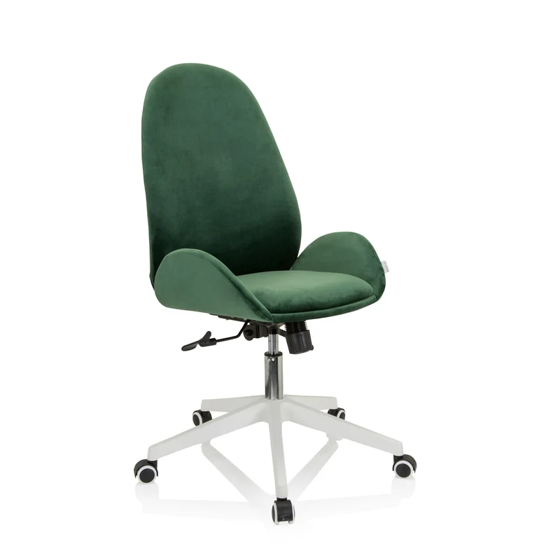 B-Ware hjh OFFICE AVEA Bürostuhl Drehstuhl Stuhl Schreibtischstuhl Home Office Samt