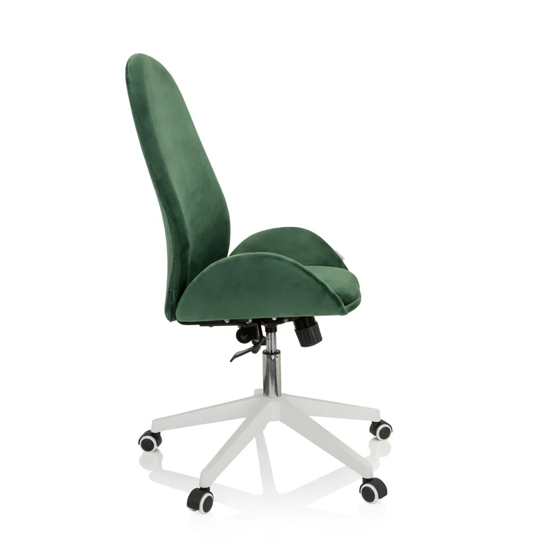 B-Ware hjh OFFICE AVEA Bürostuhl Drehstuhl Stuhl Schreibtischstuhl Home Office Samt