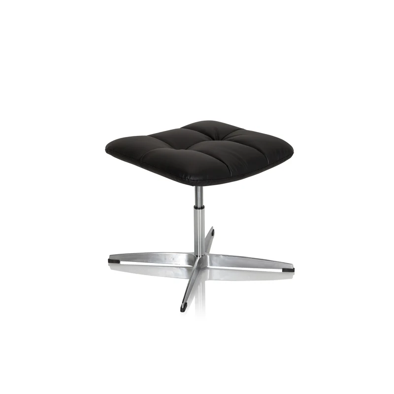 B-Ware hjh OFFICE Hocker Drehstuhl SARANTO Sitzhocker Sitz-Hocker Kunstleder schwarz