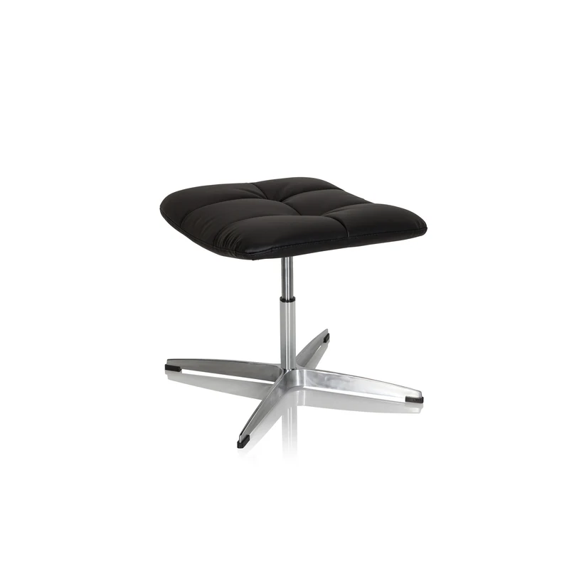 B-Ware hjh OFFICE Hocker Drehstuhl SARANTO Sitzhocker Sitz-Hocker Kunstleder schwarz