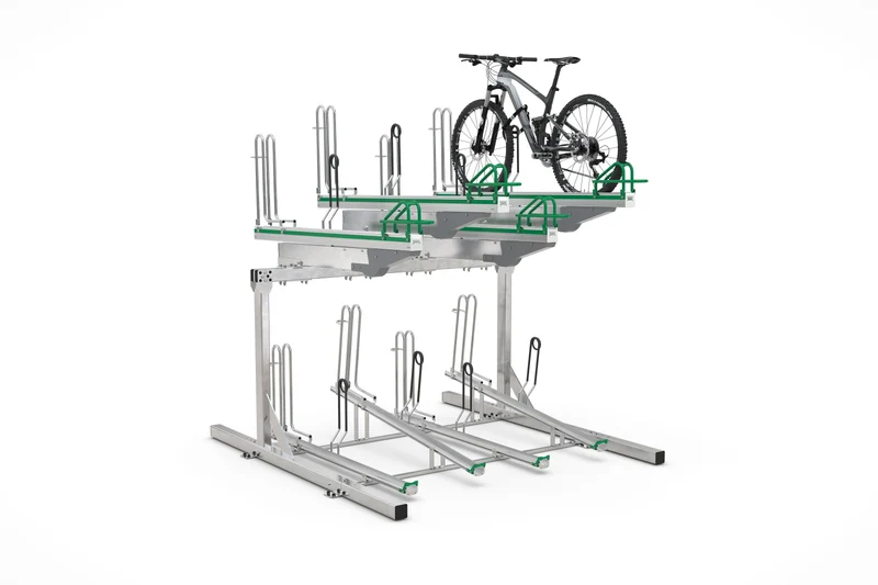 BikeHub Premium Doppelstockparker Fahrradparksystem