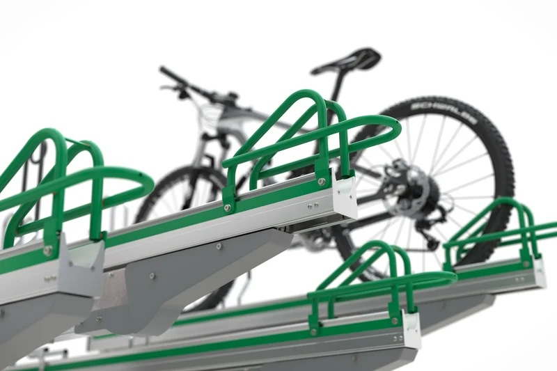 BikeHub Premium Doppelstockparker Fahrradparksystem