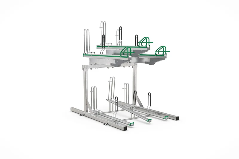 BikeHub Premium Doppelstockparker Fahrradparksystem