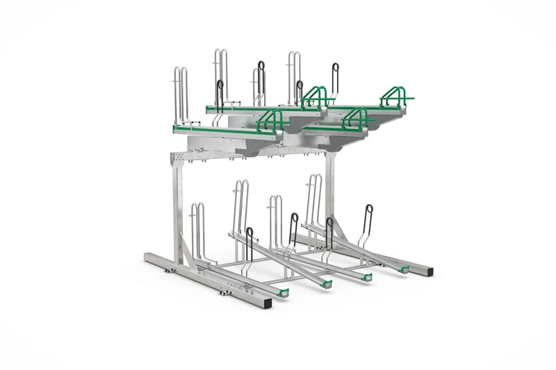 BikeHub Premium Doppelstockparker Fahrradparksystem