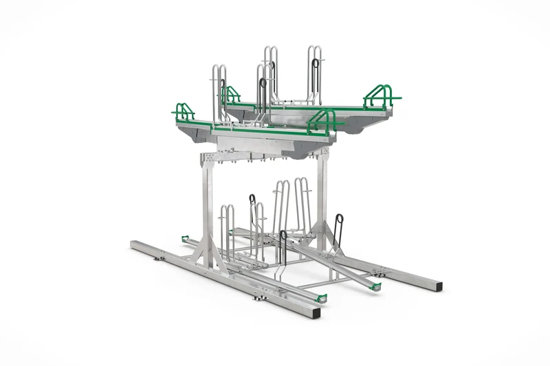 BikeHub Premium Doppelstockparker Fahrradparksystem