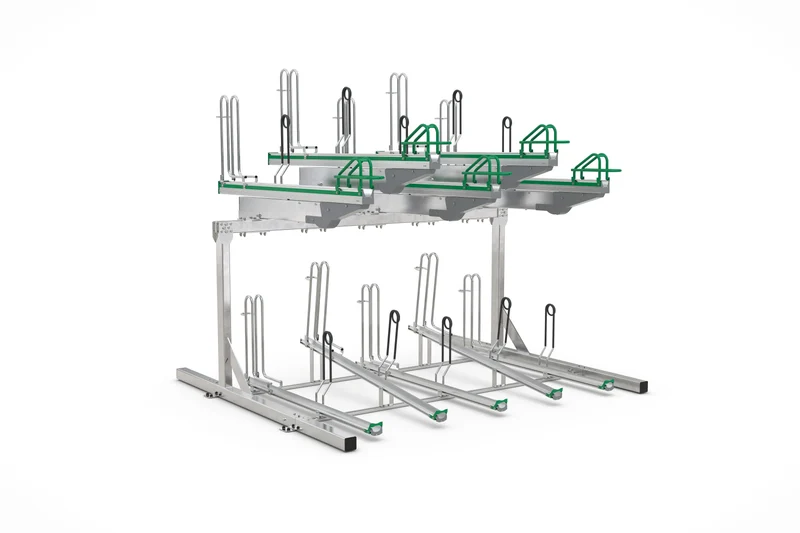 BikeHub Premium Doppelstockparker Fahrradparksystem