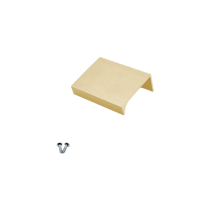 Griffleiste Kantengriff 32mm (52mm Gesamtlänge) - Gold