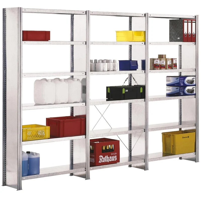 Fachbodenregal Grundregal mit Seitenwand Fachlast 350 kg
