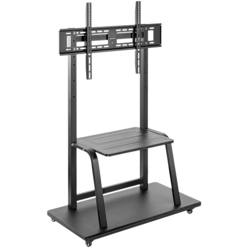 B-Ware MH TV-Ständer Rollwagen TV-Wagen Monitorhalterung 37-100 Zoll 150kg Schwarz