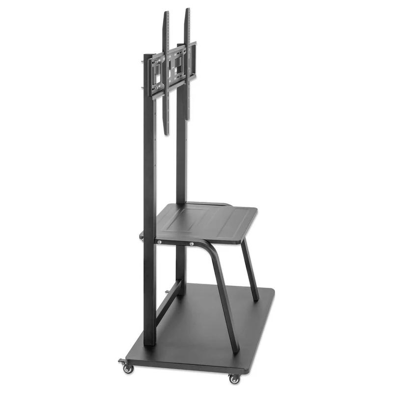 B-Ware MH TV-Ständer Rollwagen TV-Wagen Monitorhalterung 37-100 Zoll 150kg Schwarz