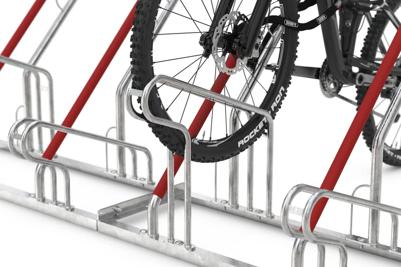 Fahrradparksystem Anlehnparker von WSM als Fahrradständer