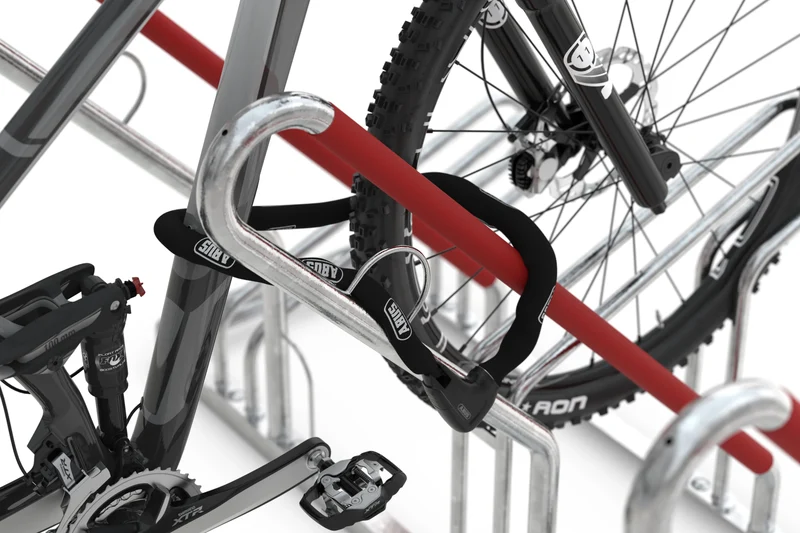 Fahrradparksystem Anlehnparker von WSM als Fahrradständer