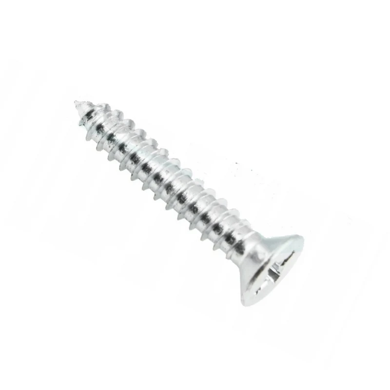 Holzschrauben PZ2 4.0x25mm Weißer Zink (100 stk.)