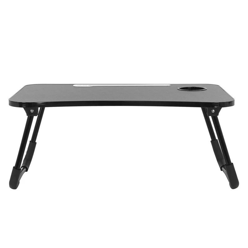 ML-Design | Laptoptisch mit USB-Ports klappbar 60x40 cm aus MDF inkl. USB Lampe und Ventilator