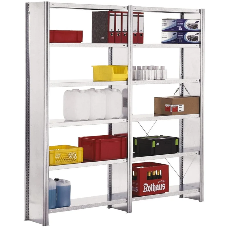 Fachbodenregal mit Seitenwand Grundregal Fachlast 150 kg
