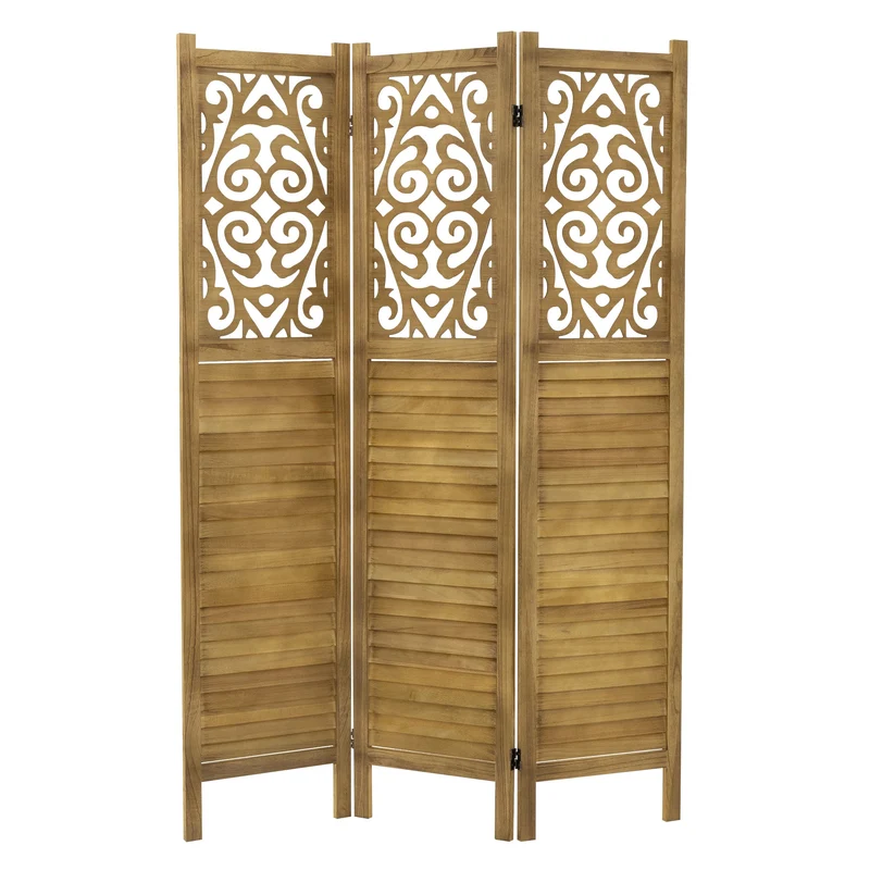 ML-Design | Paravent Raumteiler 3 teilig faltbar, aus Holz, Raumtrenner Trennwand Stellwand