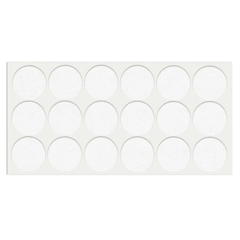 Selbstklebendes Filzpad Ø35mm Weiß