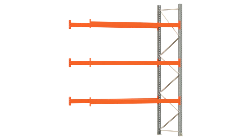 Palettenregal ARTUS Anbauregal Breite 2.700 mm Fachlast 2.000 kg (3 Ebenen)