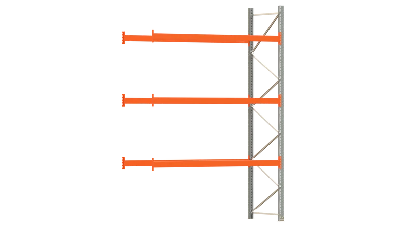 Palettenregal ARTUS Anbauregal Breite 2.700 mm Fachlast 2.000 kg (3 Ebenen)