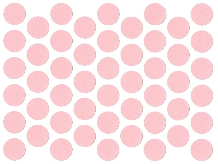 Schraubabdeckkappen Selbstklebend - Rosa 14mm