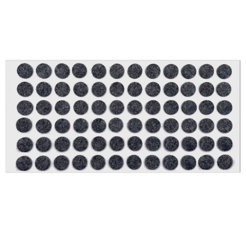 Selbstklebendes Filzpad Ø15mm Grau