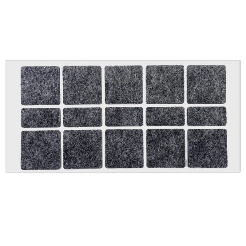 Selbstklebendes Filzpad 40x40mm/20x40mm Grau