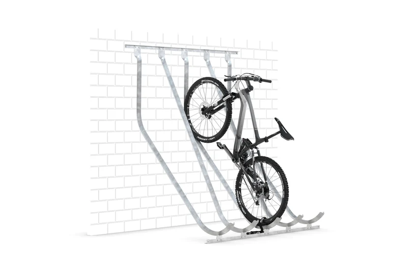Schrägparksystem für eine Reifenbreite von 60 cm | Für Mountainbikes und E-Bikes geeignet