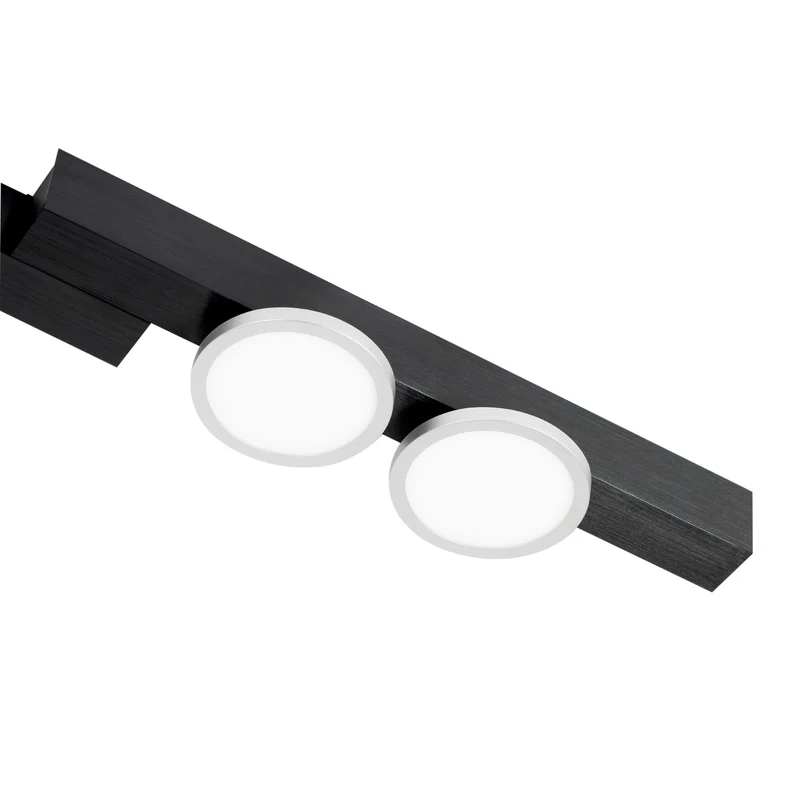 B-Ware Lucande Kellino Deckenleuchte Deckenlampe Deckenlicht Leuchte 6-flammig schwarz