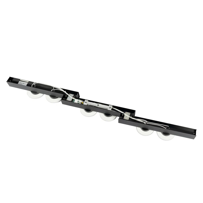 B-Ware Lucande Kellino Deckenleuchte Deckenlampe Deckenlicht Leuchte 6-flammig schwarz