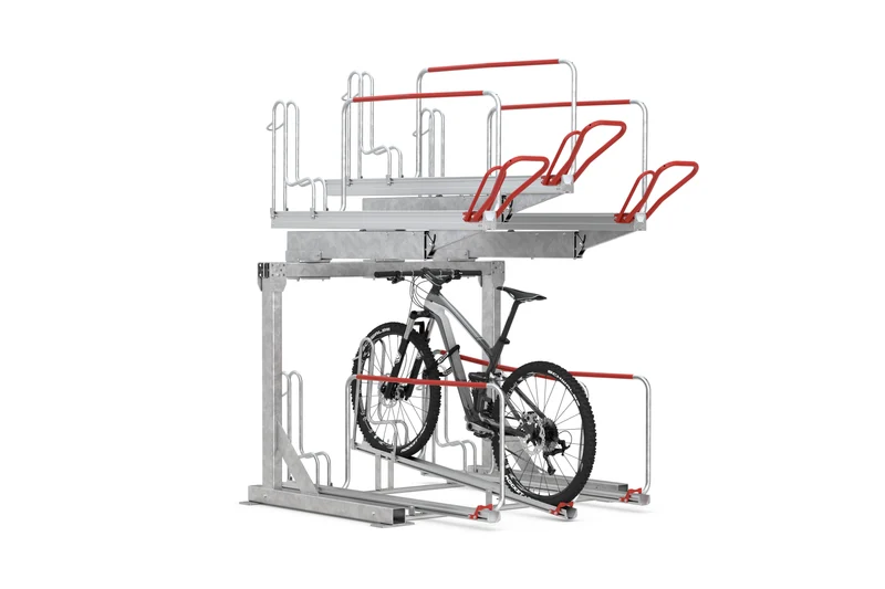 BikeHub Doppelstockparker Economy Fahrradparksystem