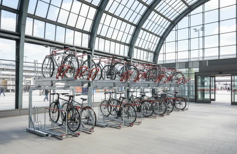 BikeHub Doppelstockparker Economy Fahrradparksystem