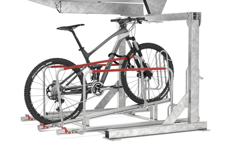 BikeHub Doppelstockparker Economy Fahrradparksystem
