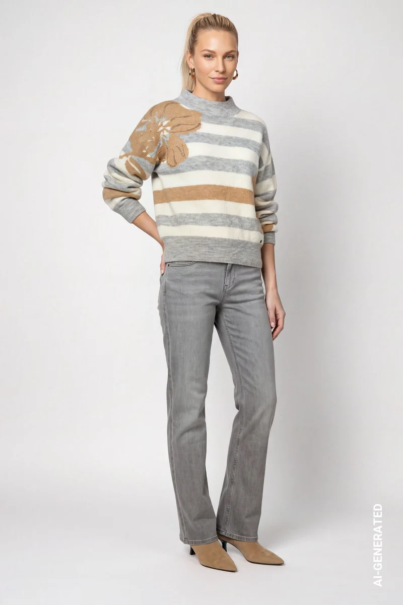 Strickpullover mit weicher Haptik