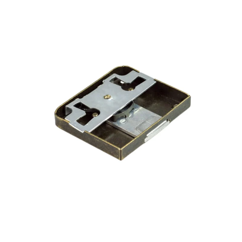 Möbelschloss 49x60mm - Altgold