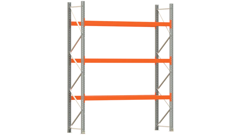 Palettenregal ARTUS Grundregal Breite 2.700 mm Fachlast 2.000 kg (3 Ebenen)