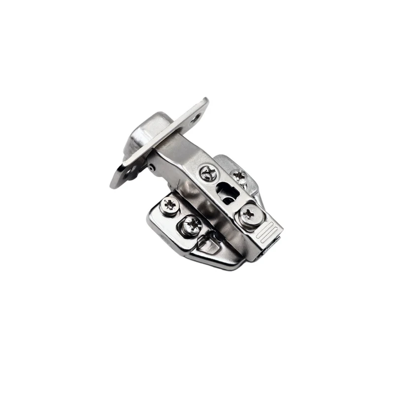 3D Push to Open Federlose Scharnier Topfband, H0 Montageplatte mit EURO Schrauben, Eckanschlag