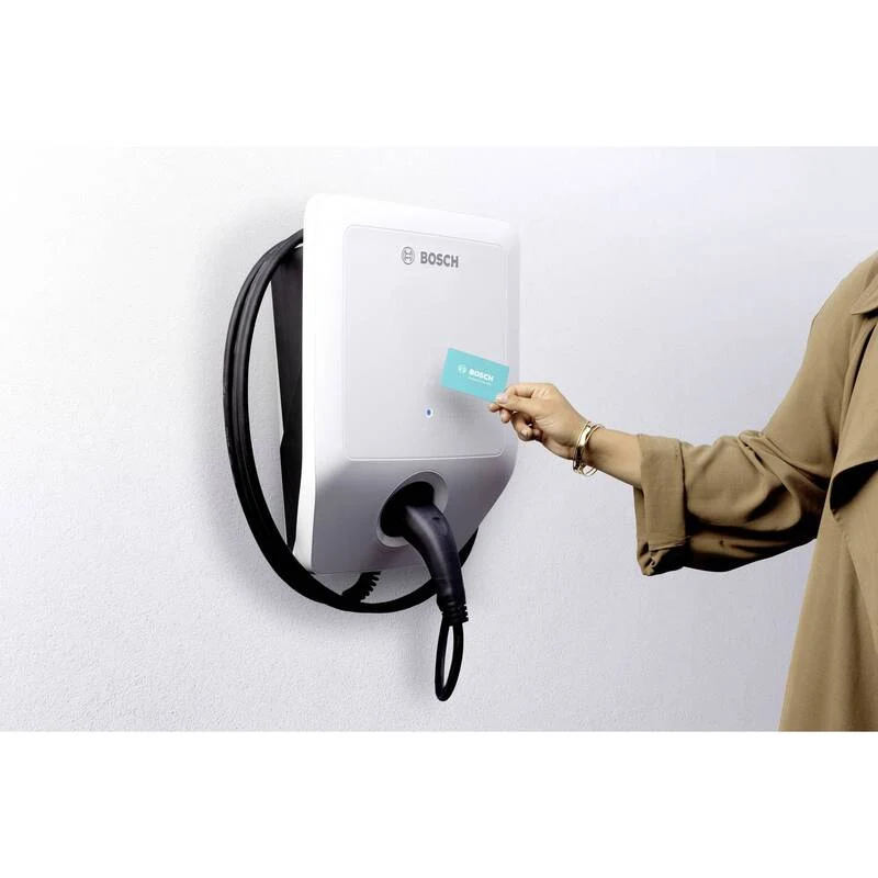 B-Ware Bosch Ladestation Wallbox PC 7000i 11kW Typ 2 RFID 5m Ladekabel Multi-Color