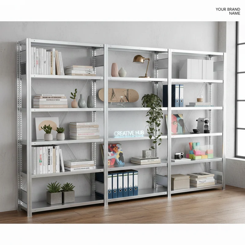 Büroregal Grundregal in verzinkt Fachlast 150 kg