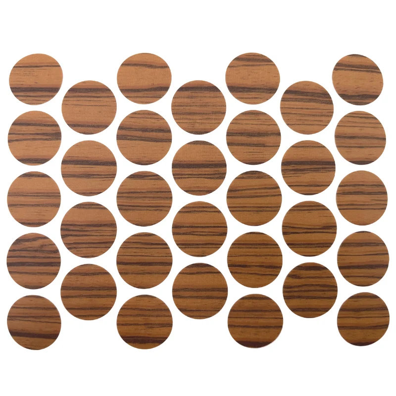 Schraubabdeckkappen Selbstklebend - Olive 18mm